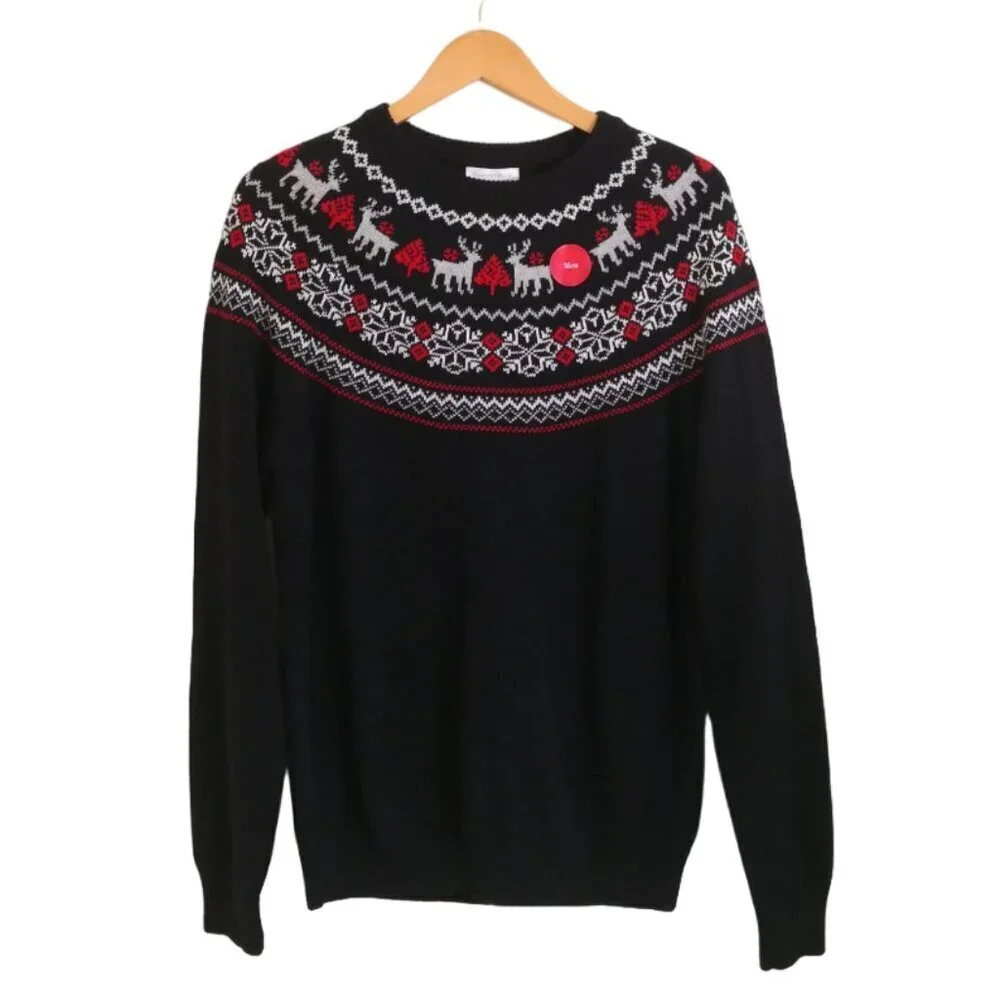 Charter‎ Club Men's Fair Isle Family Sweater Size M